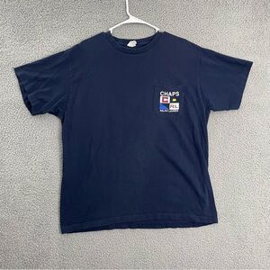 VTG Chaps Ralph Lauren Shirt Men‎ L Casual Short Sleeve Pocket Tee